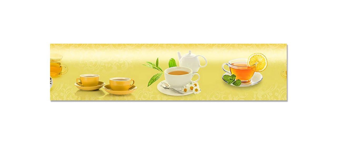 Наклейка виниловая на кухню Zatarga Чай с Лимоном 600х2500 мм (1294193548)