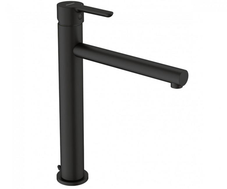 Смеситель для раковины однорычажный Genebre Oslo Black 65136194166 высокий Черный (59418)