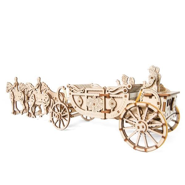 3D пазл механический UGEARS «Королевская карета» 3D пазл механический UGEARS «Королевская карета»