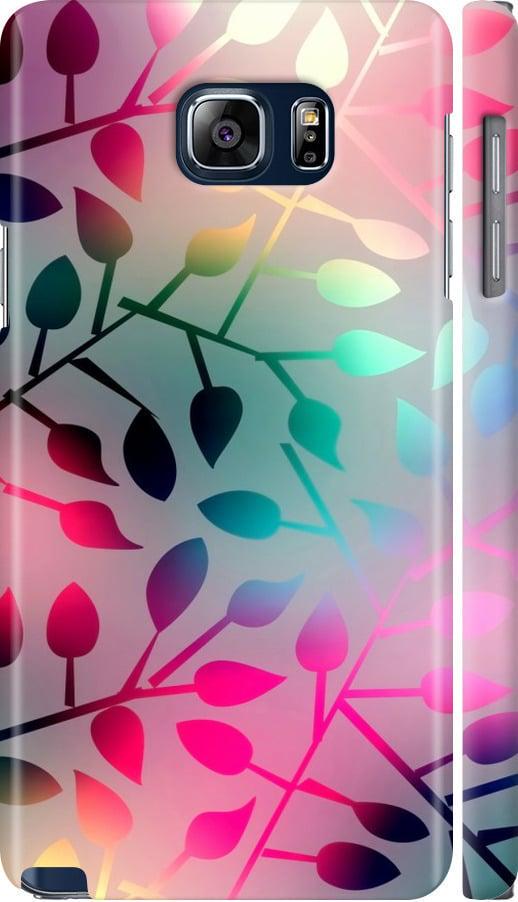 Чехол на Samsung Galaxy Note 5 N920C Листья (2235m-127-42517)