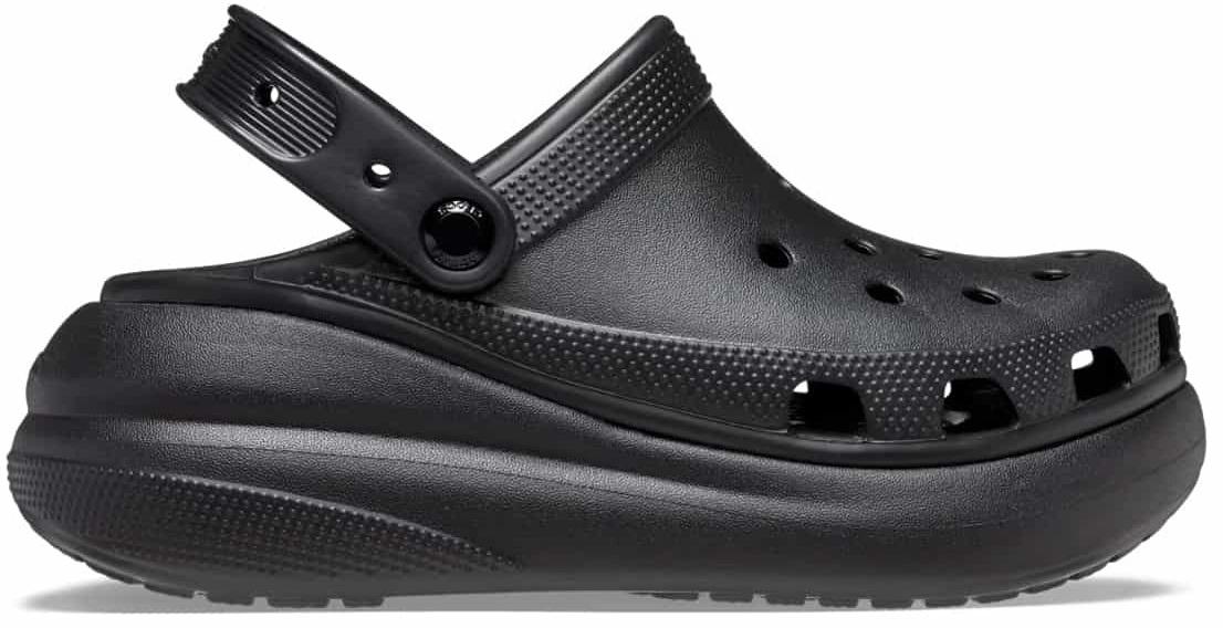 Крокси жіночі Crocs Classic Crush Clog M7W9 39 25,5 см Black (207521) - фото 1