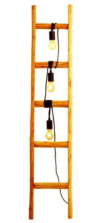 Светильник напольный из дерева Фаук Карри (НПС-000603)