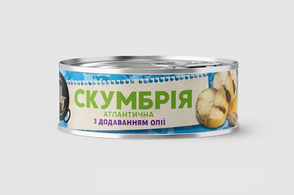 Скумбрія атлантична з додаванням олії (р2)