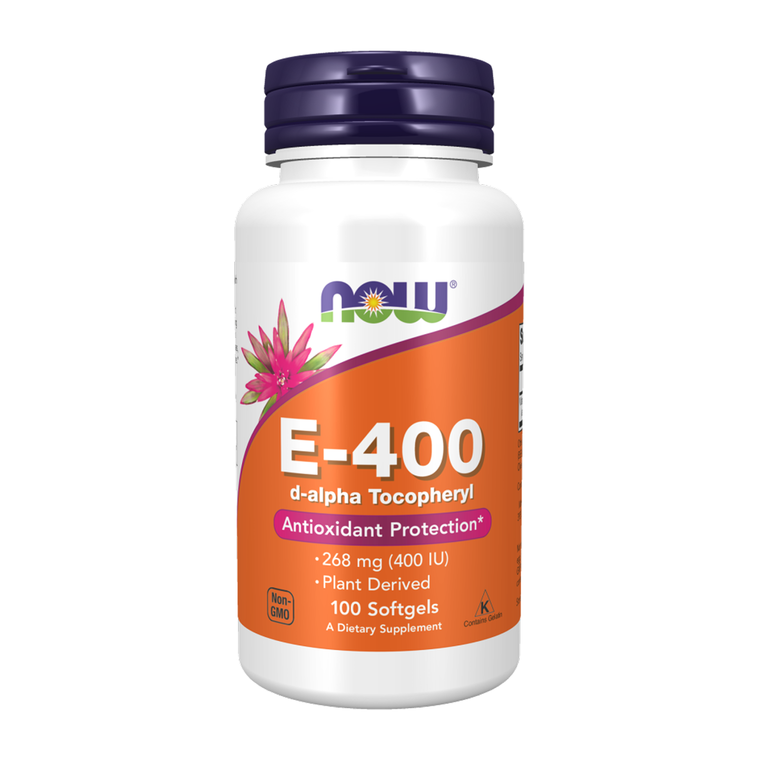 Витамин Now Foods E 400 МО 100 капсул (CO002447)