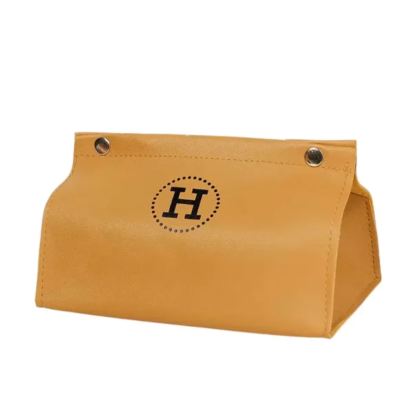 Салфетница в салон автомобиля 20х12х12,5 см Желтый