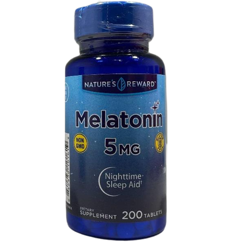 Мелатонін для сну Nature's Reward Melatonin 5 мг 200 таб. (000020292)