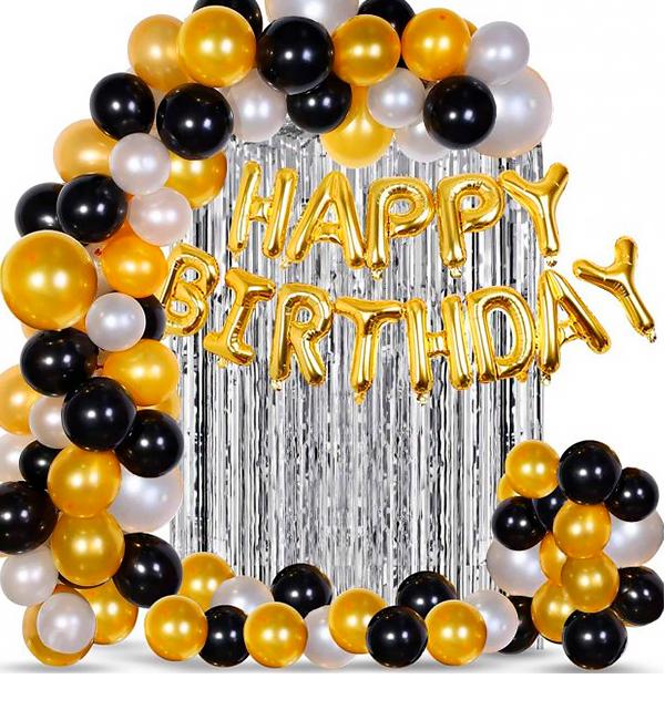 Арка из шаров Glow 92 шт. Silver/Gold (10959639)