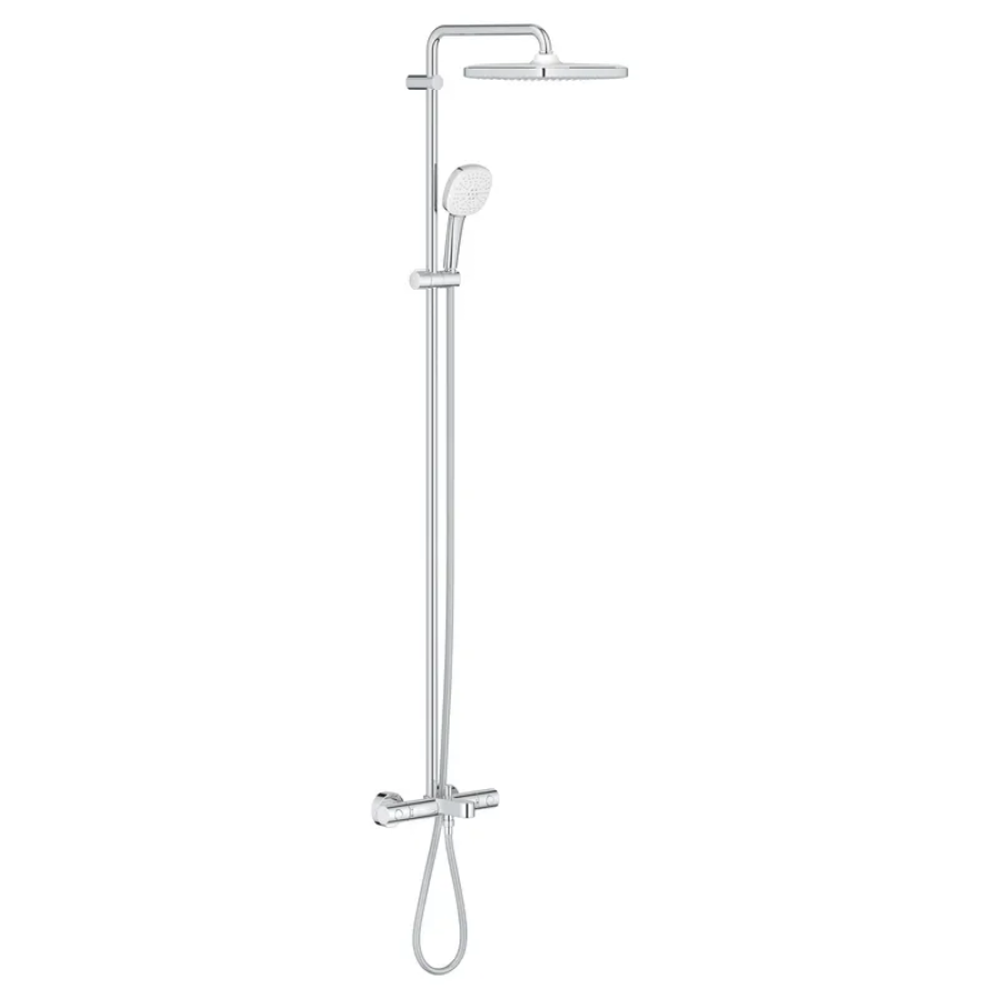 Душевая система настенная с термостатом Grohe Tempesta System 250 Cube Chrome (26691001)