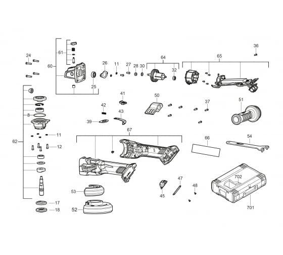 Угловая шлифмашина Milwaukee M18 ONEFSAG125XB-0X FUEL (4933478433) - фото 5