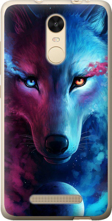 Чехол на Xiaomi Redmi Note 3 Арт-волк (3999u-95-42517)
