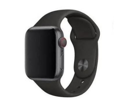 Браслет силикон для Apple Watch 42 мм Черный (000038224)