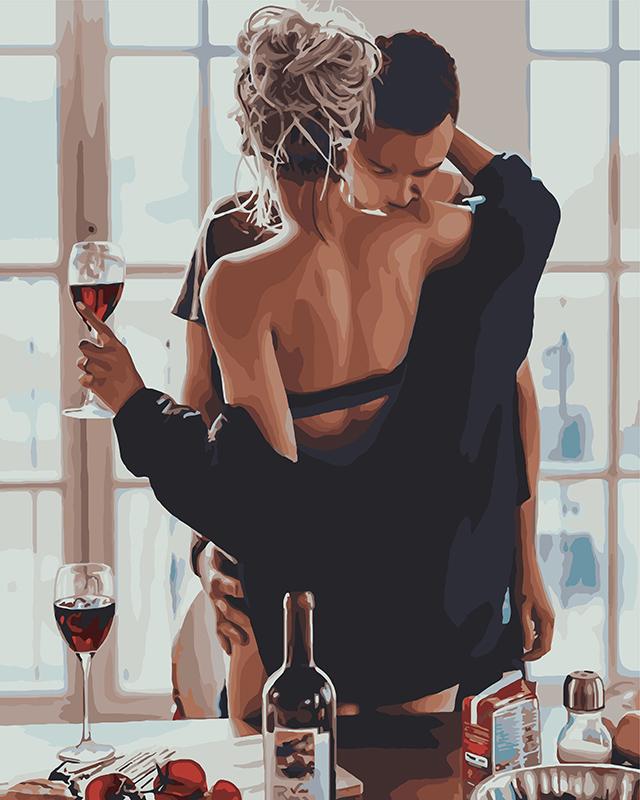 Картина по номерам Идейка Страстное утро 40х50 см (KH4573)