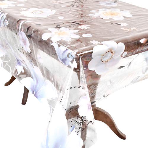 Клеенка Stenson France Цветы 1,40х30 м Прозрачный (MA-5169) Клеенка Stenson France Цветы 1,40х30 м Прозрачный (MA-5169)