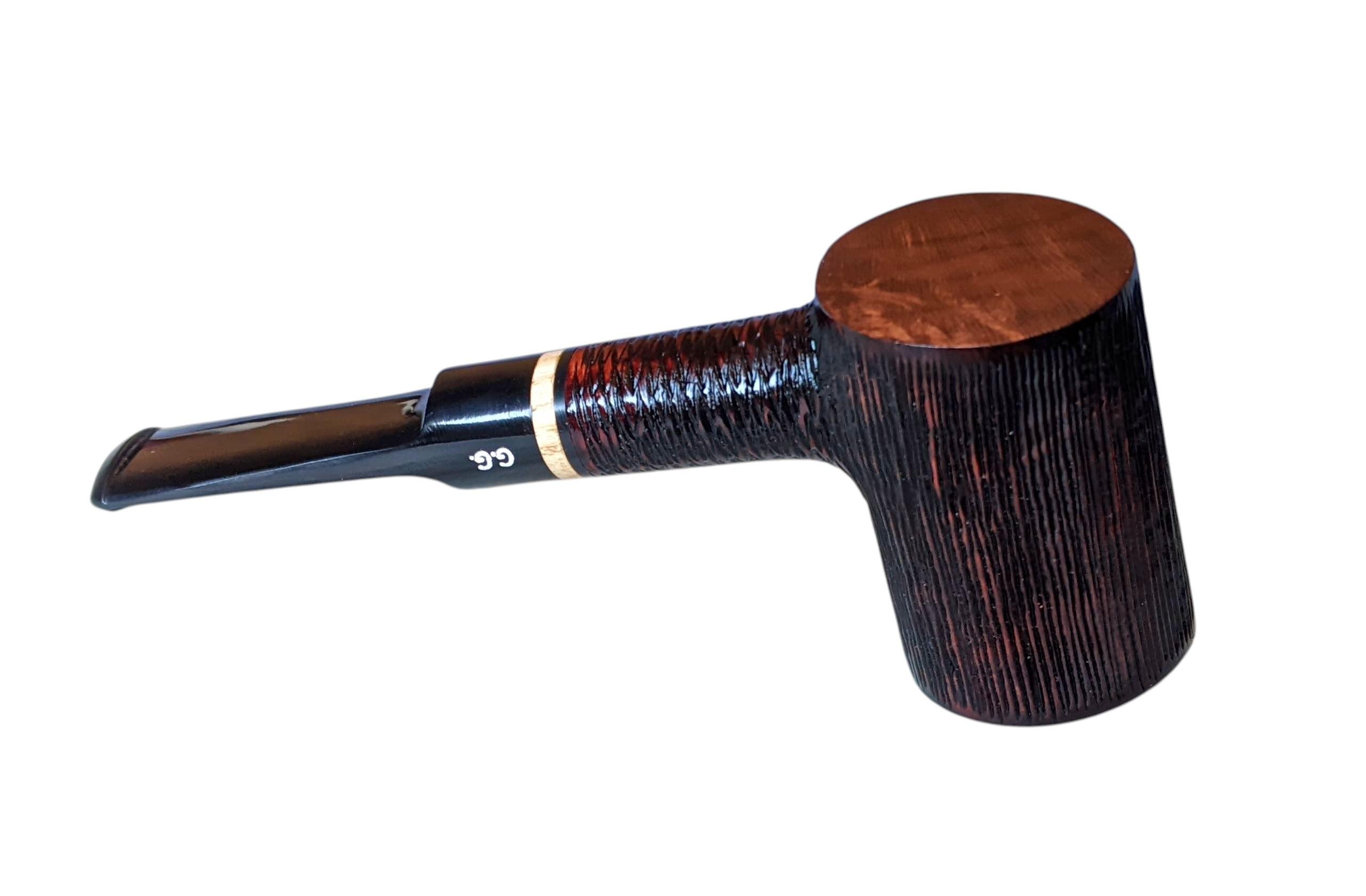 Курительная трубка Golden Gate Poker рустована (310) - фото 3