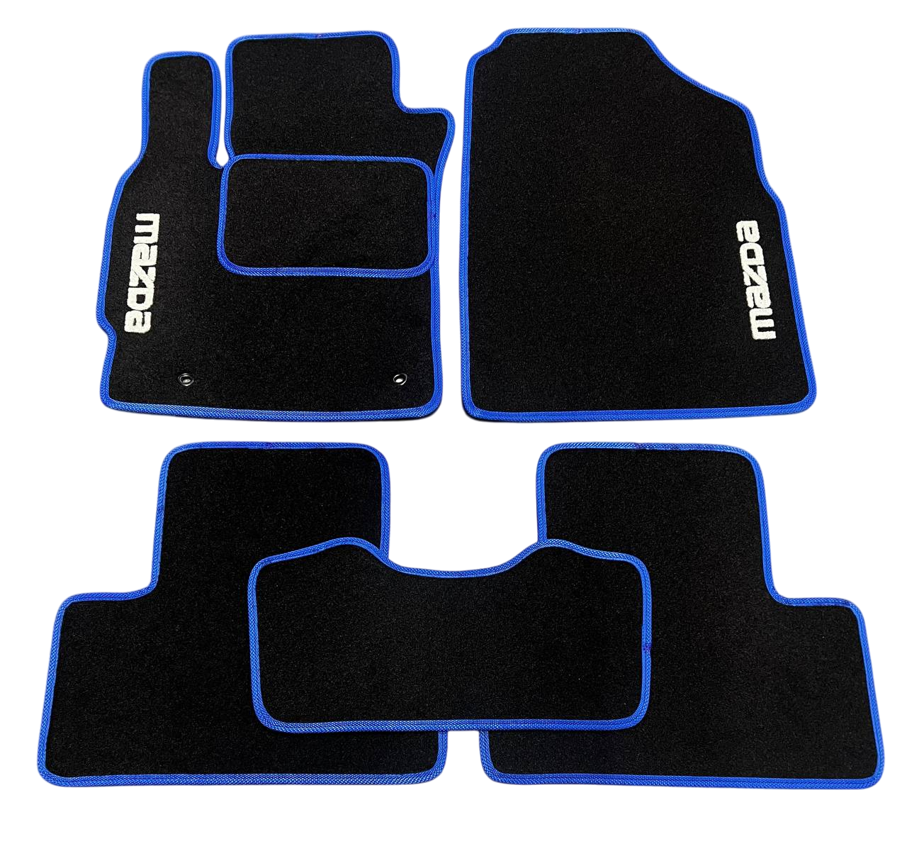Килимки в салон ворсові для Mazda CX-7 2006-2012 5 шт. Чорний (27326834)