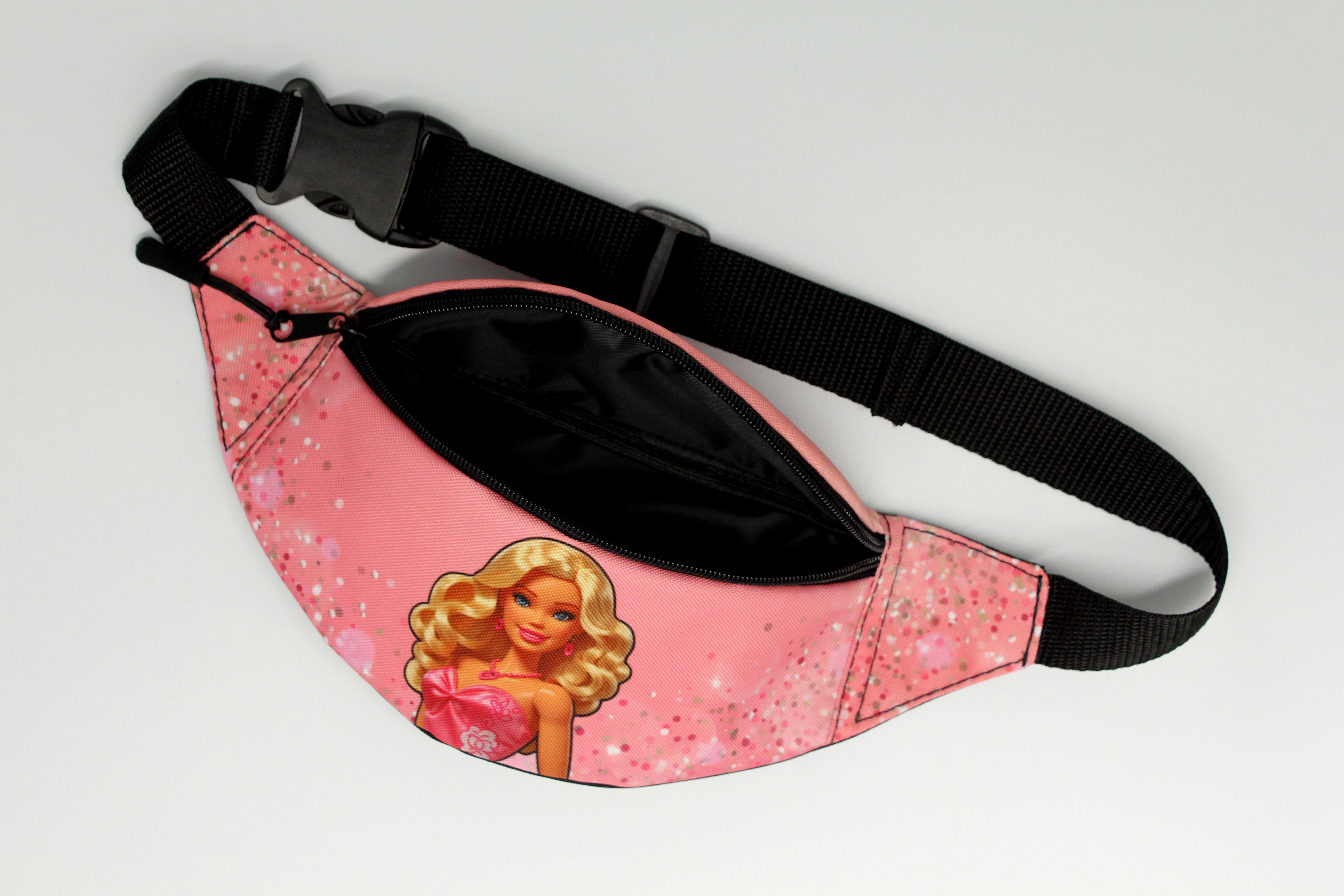 Бананка для дівчинки з регулюючим ремінцем 4-8 років Барбі Рожевий (Д-033) - фото 2