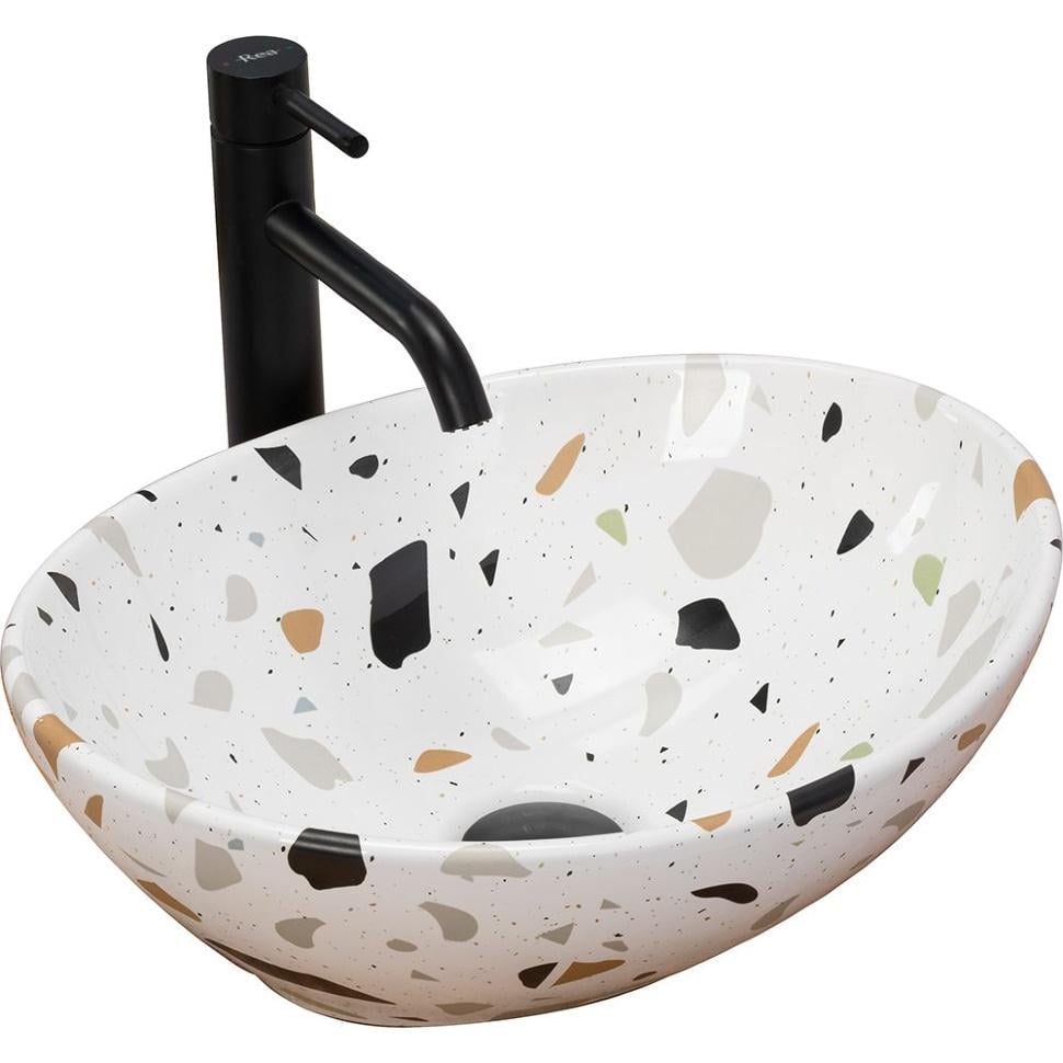 Умывальник Rea Sofia 41x34,5 см Terazzo (REA-U6932)