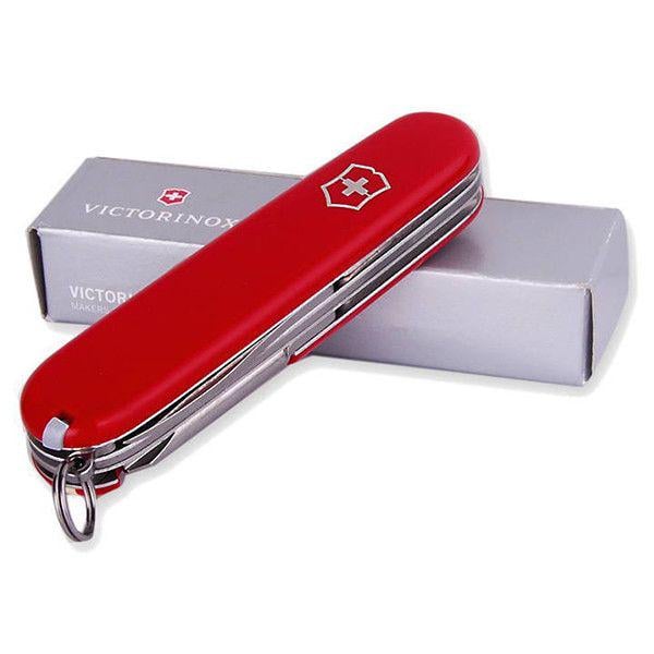 Комплект Victorinox нож Hiker Red 1.4613/чехол для ножа универсальный на липучке/фонарь - фото 10