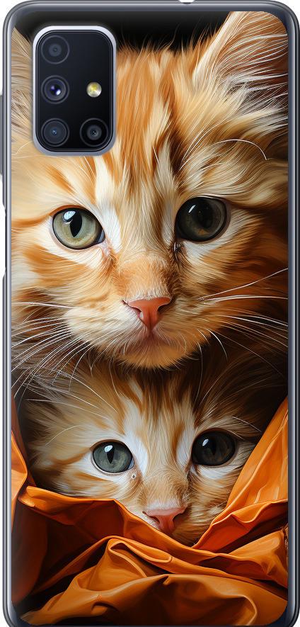 Чехол на Samsung Galaxy M51 M515F Котики 2 (5664u-1944-42517)