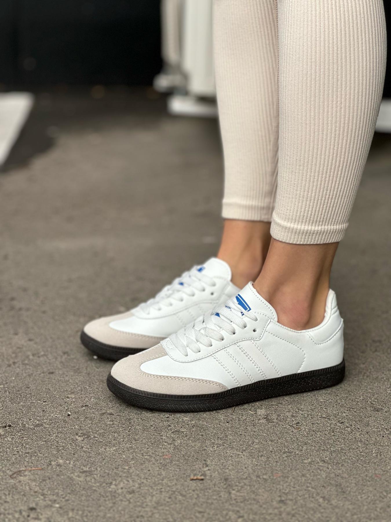 Кеды женские из натуральной кожи Белый (10045359) - фото 4 Кеды женские из натуральной кожи Белый (10045359) - фото 4