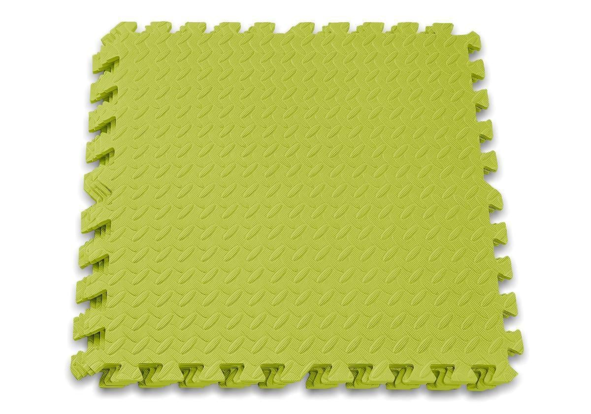 Мат-пазл EasyFit SwallowTail EVA 120х120х1 см Желтый (EF-1950-Y)