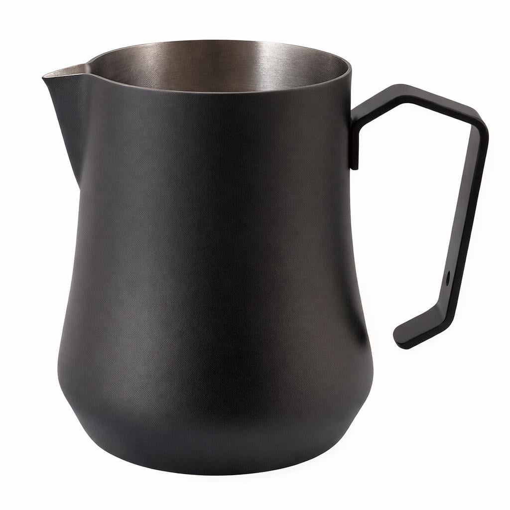 Молочник с ручкой Motta Tulip нержавеющая сталь 750 мл Черный (4575)