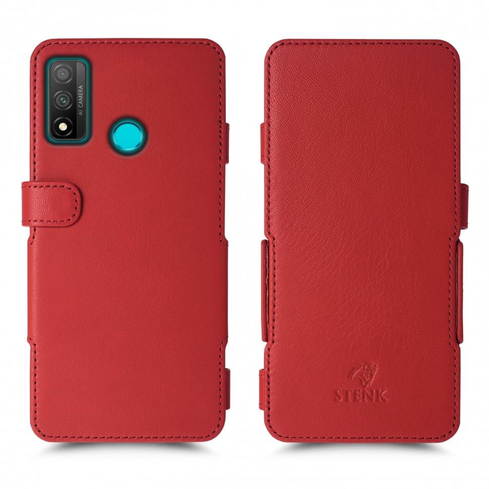 Чехол книжка Stenk Prime для HuaWei P Smart (2020) Красный (68089)