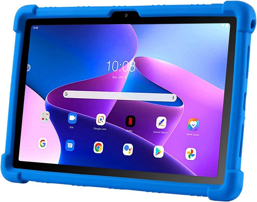 Чехол силиконовый Wagrid для Lenovo Tab M10 Plus 3rd Gen TB-125/128 2022 Light Blue (30639-0B) - фото 3 Чехол силиконовый Wagrid для Lenovo Tab M10 Plus 3rd Gen TB-125/128 2022 Light Blue (30639-0B) - фото 3