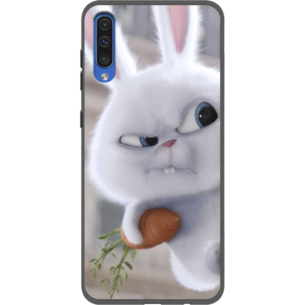 Чохол Boxface Samsung A505 Galaxy A50 Rabbit Snowball Чорний силікон (36417-up1116-36628)