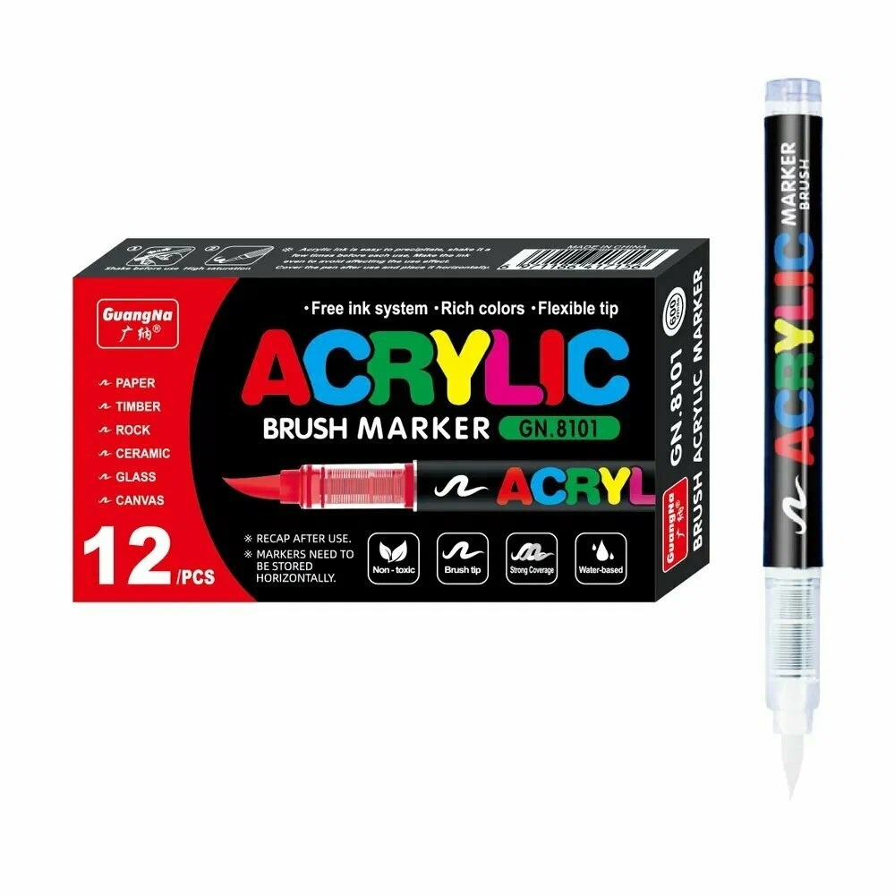 Маркеры guangna gn 8101 12 цветов (gn-12)