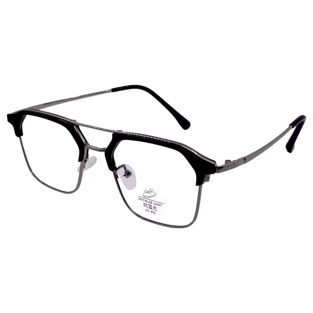 Компьютерные очки Blue Blocker оправа 2295 NN Черный Глянцевый/Серебро (25087159)