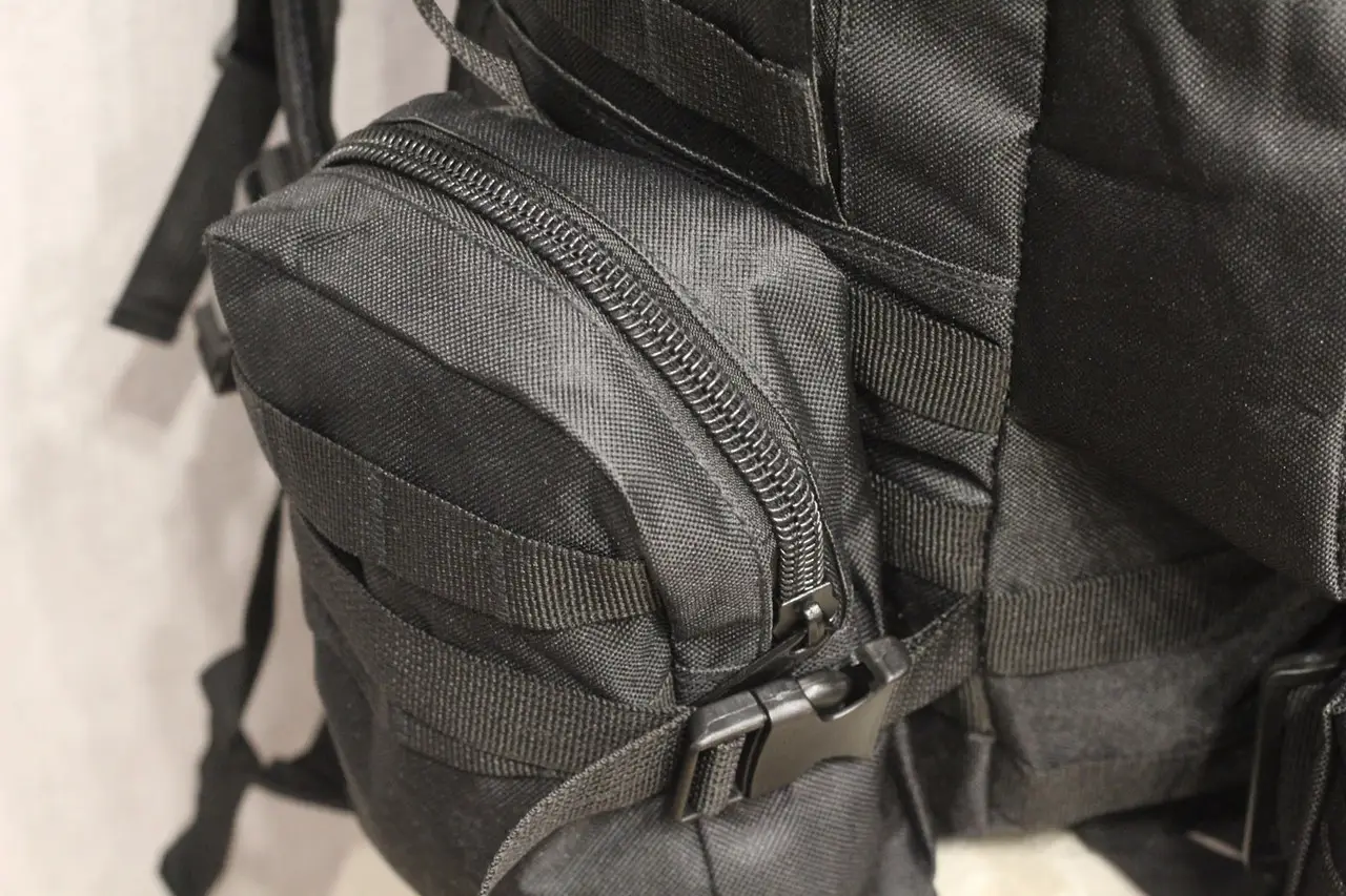 Рюкзак похідний/військовий з підсумками на 50 л 4в1 з системою Molle Black (1004-black) - фото 9 Рюкзак похідний/військовий з підсумками на 50 л 4в1 з системою Molle Black (1004-black) - фото 9