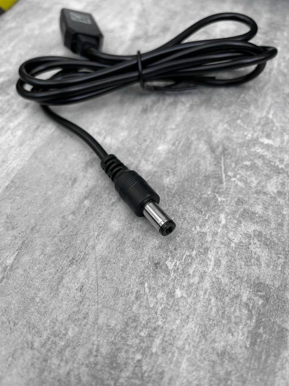 Кабель питания для роутера 5V от повербанка USB-DC (т8223) - фото 2 Кабель питания для роутера 5V от повербанка USB-DC (т8223) - фото 2