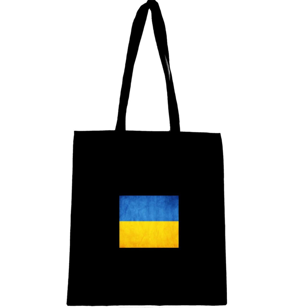 Эко-сумка с принтом флаг Украины (760)