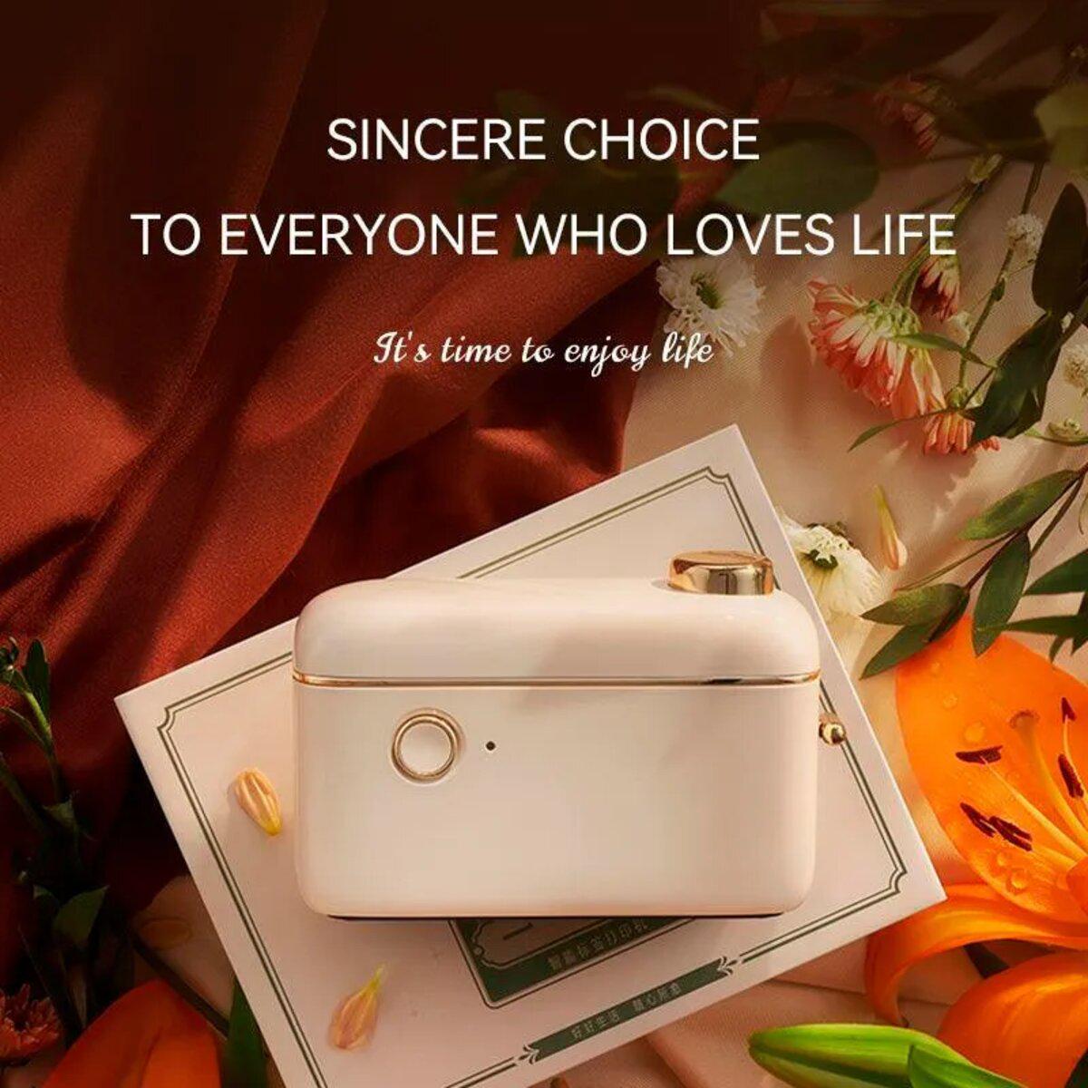 Термопринтер етикеток/стікерів NIIMBOT H1S Bluetooth 5.2 портативний 1000 mAh Beige (1AA4F171402) - фото 7