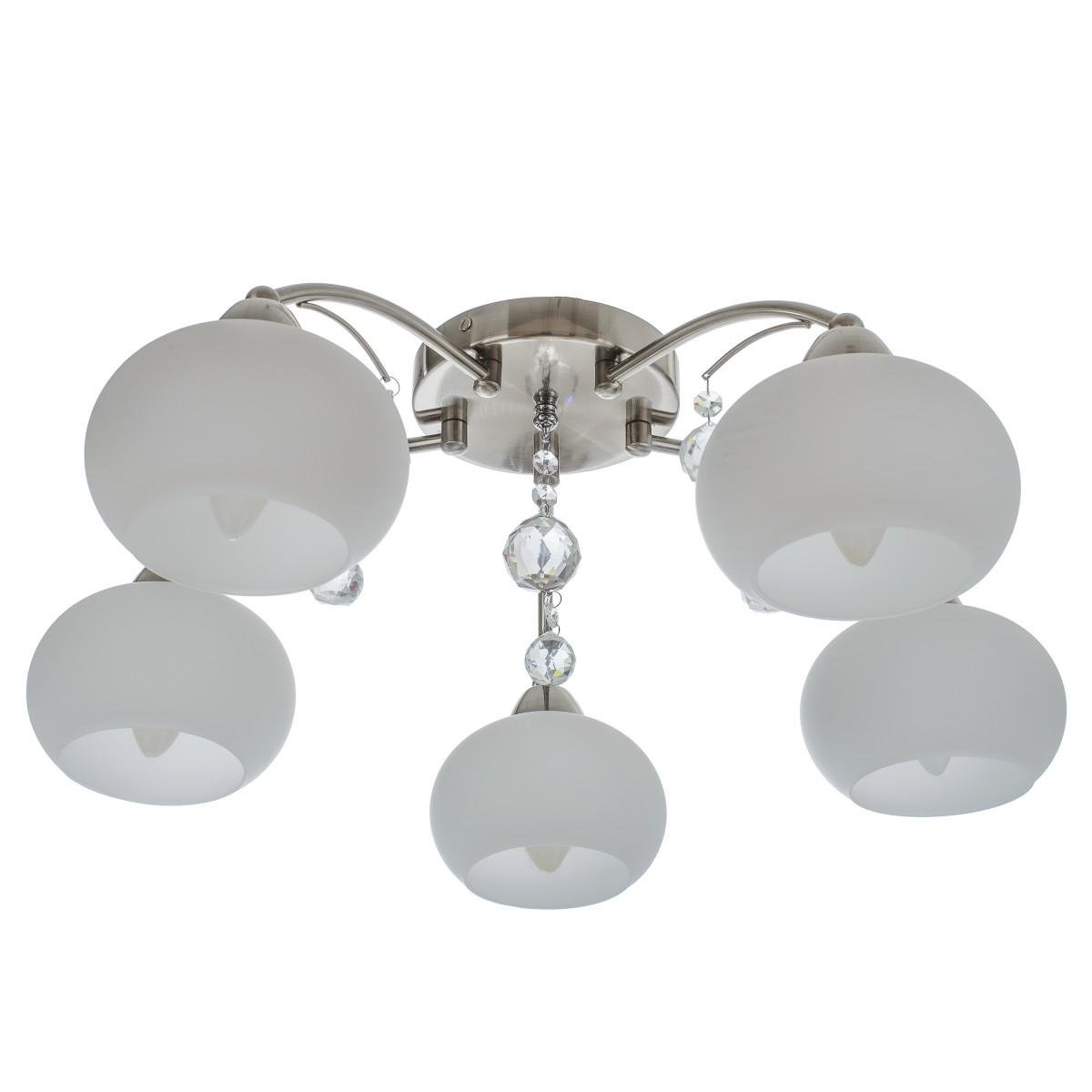 Люстра потолочная Brille LK-644S/5 E27 SN на 5 плафонов