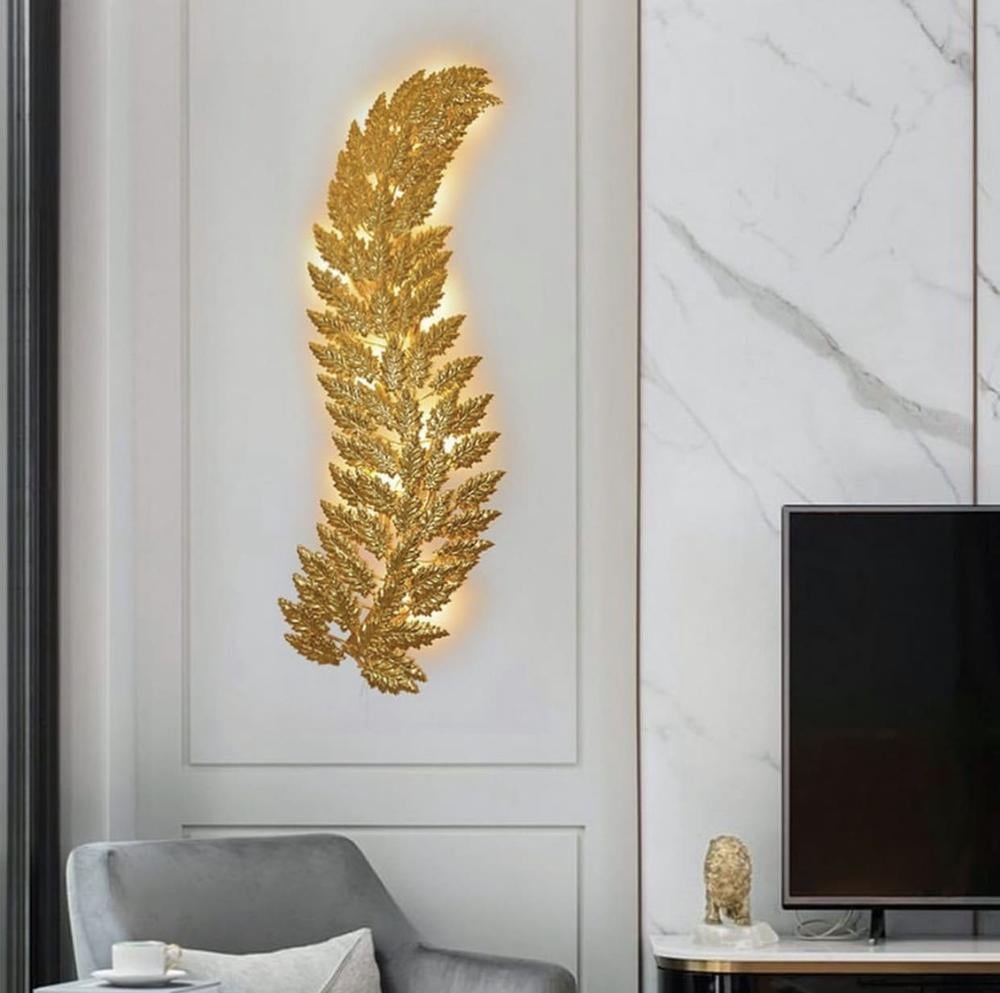 Светильник Line.F Leaf в форме удлиненного листа Сатин (426_605)