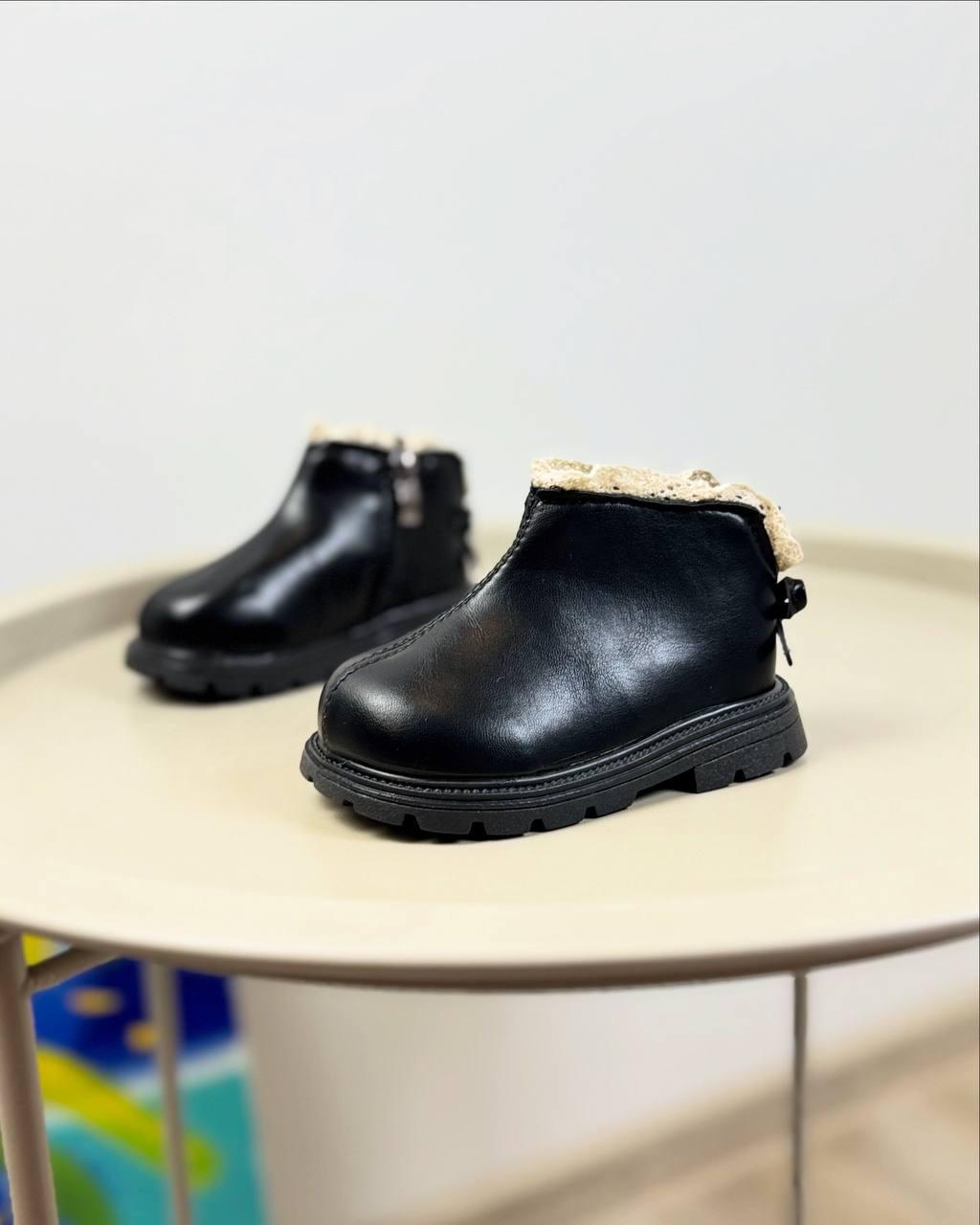 Ботинки детские осенние 1480 р. 19 Черный (25164375)