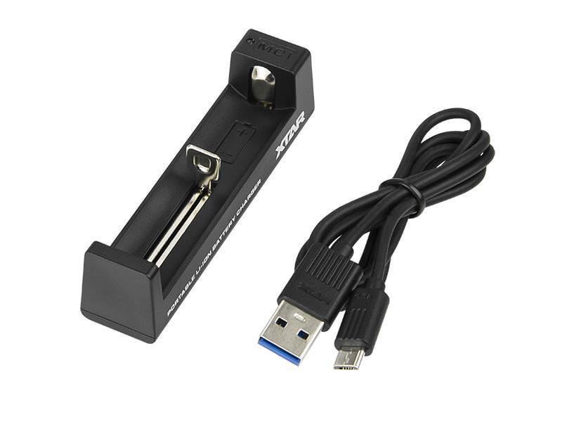 Зарядное устройство для аккумуляторов XTAR MC1 1x18650 USB (75-448#)