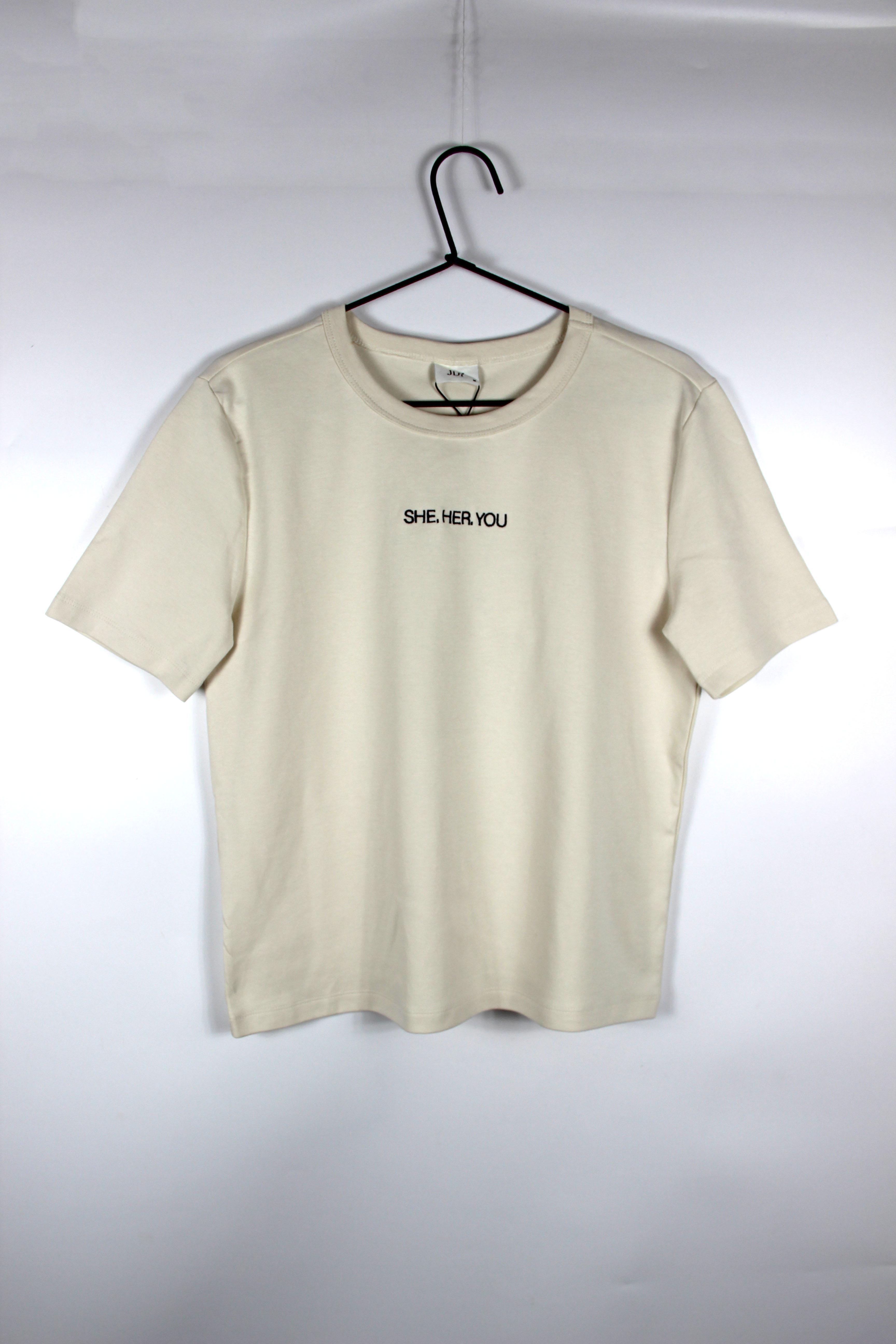 Футболка ONLY M Молочный (15337160)