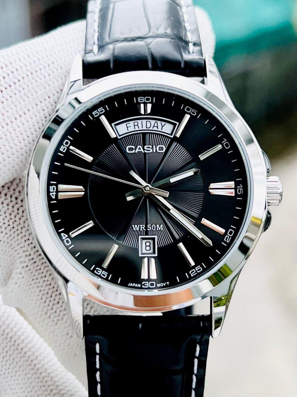 Наручные часы мужские Casio MTP-1381L-1A Timeless Collection Черный (2694732710)