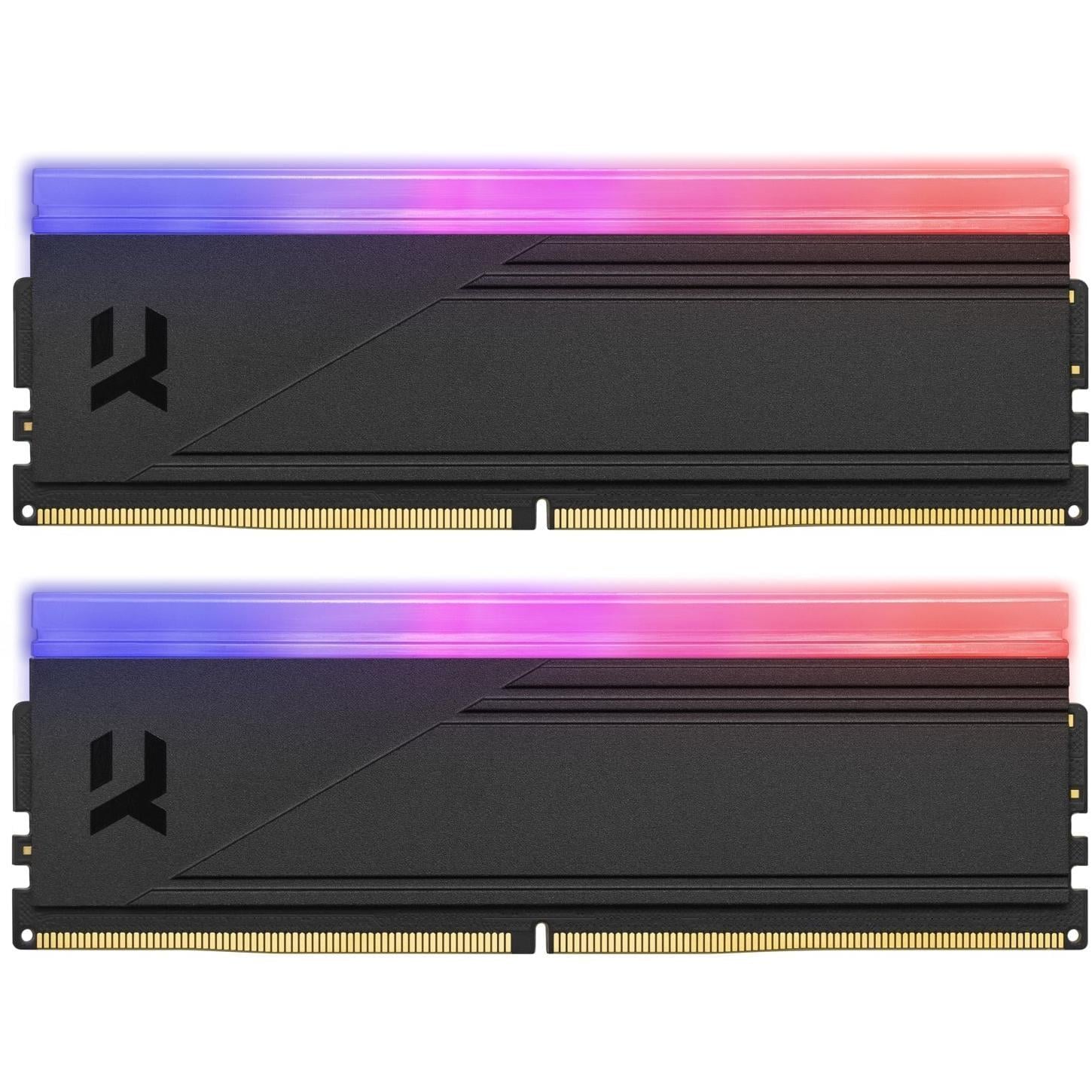 Оперативная память с подсветкой Goodram IRDM RGB DDR5 64 Гб 6000 MHz Black (IRG-60D5L30/64GDC)