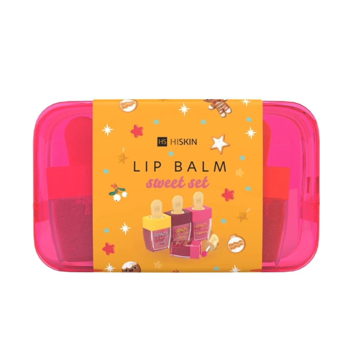 Подарочный набор HISKIN Бальзамы для губ в косметичке Lip Balm Sweet Set (5905359805199) - фото 2