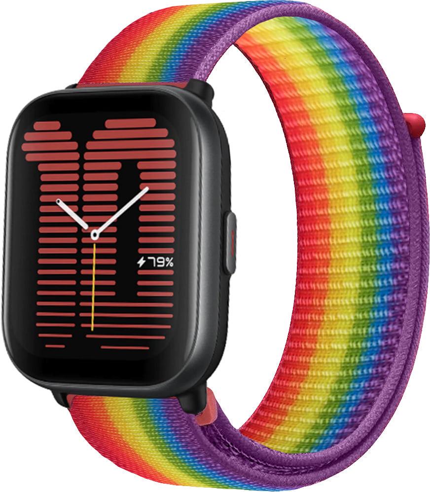 Ремешок нейлоновый Sport Loop для Amazfit Active Rainbow (38405-6B)