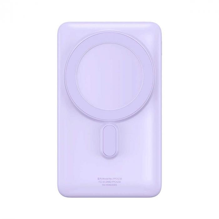 Портативная батарея Baseus Magnetic Mini Wireless Fast Charge 10000 mAh 20 W PPCX070005 Purple (1974014181)