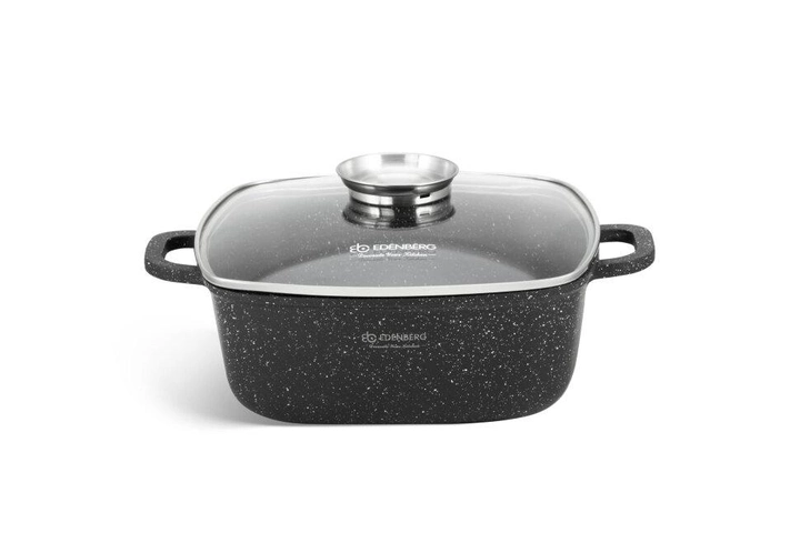 Набір каструль Edenberg 6 пр. з алюмінію з мармуровим покриттям (EB-8141) - фото 3 Набір каструль Edenberg 6 пр. з алюмінію з мармуровим покриттям (EB-8141) - фото 3