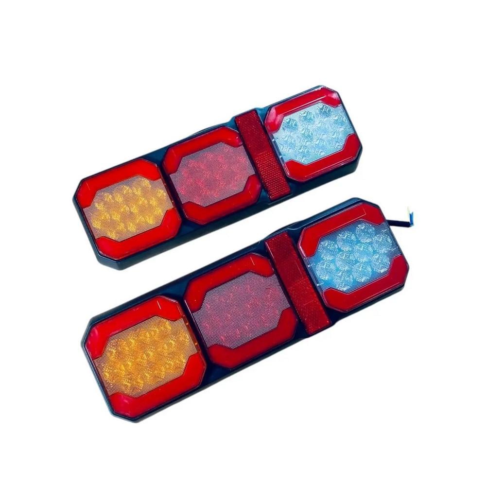 Задні ліхтарі DQTL-288 потрійний 12-24V 2 шт. (4871-Leader)