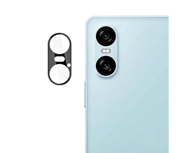 Защитное стекло Tempered Glass на заднюю камеру для Sony Xperia 10 VI, Black