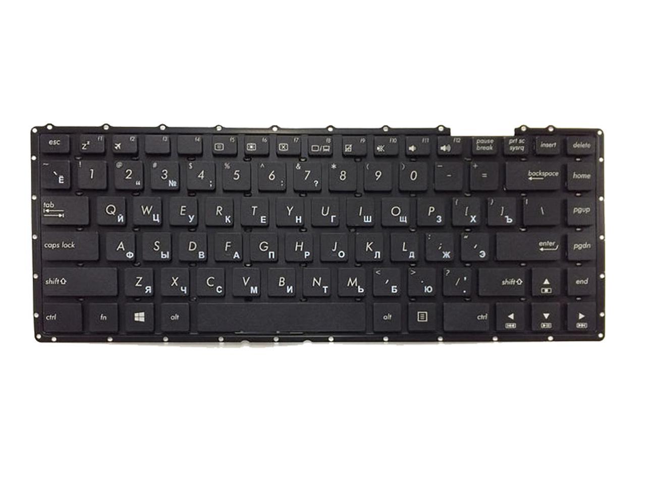 Клавиатура для ноутбука Asus A456 A456UA матовая (0KNB0-4135RU00)