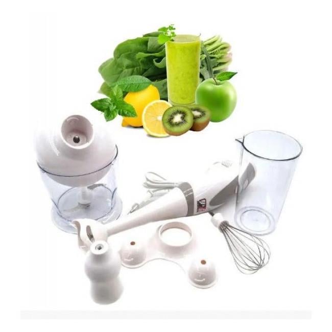 Блендер миксер ручной Promotec PM-586 погружной 300 W 3в1 White (112572)